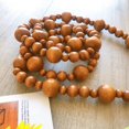 thumbnail image 5 of Wedding Wood Bead Garlands Farmhouse Rustic Country Wood Bead Garland Decoration Natural Holiday Garland Boho Wall Hanging Decor Prayer Boho Beads EFINNY, 5 of 10