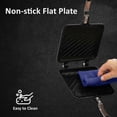 thumbnail image 4 of Sandwich Maker, Non-Stick Plates, for Grilled Sandwiches and Paninis, 4 of 5