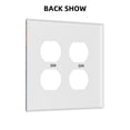 thumbnail image 2 of Red Blue Dark Light Switch Cover Decorative Switch Plates and Outlet Covers Wall Plate for Electrical Kitchen Home Office Art Decor Standard Size, 2 of 4