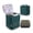 Green, variant on Double Layer Nail Polish Organizer Bag, 30 Slots Portable Nail Polish Storage Case with Handle, Waterproof Geometric PVC Travel Bag for Nail Lamp, Manicure Tools & Cosmetics(black)