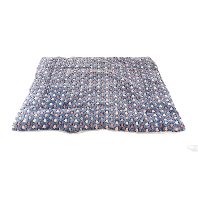 Manta de franela para mascotas, cálida, suave, lavable a máquina, para sofá, coche, para cachorros y gatos, 100 x 75 cm