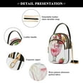 thumbnail image 4 of FORMRS Crossbody Bag for Women Quilted Travel Shoulder Cell Phone Purse with Chain Strap Handbag, Strawberry Ice Cream Pattern, 4 of 7