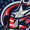 Columbus Blue Jackets, variant on Franklin Sports NHL Mini Goalie Mask