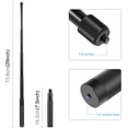 thumbnail image 2 of MERIGLARE Perche à Selfie Portable Monopode Extensible pour Selfie Vlog Accessoires Portatifs Rallonge 73,5 cm, 2 of 9