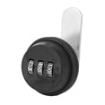 thumbnail image 2 of Cam Lock, Home Use Zinc Alloy Combination Password Camlock, For Cabinet Door Drawer, 2 of 8