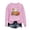 Pink-Halloween Shirts, variant on Inverlee Halloween Sweatshirts Women Funny Pumpkin Ghost Graphic T-shirt Stretch Round Neck Sweatshirt Long Sleeve Holiday Pullover Tops Halloween Clothes