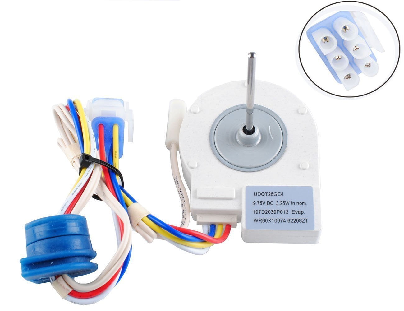 GE Hotpoint Refrigerator Evaporator Fan Motor BWR981195 fits