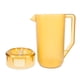 thumbnail image 2 of Jarra de agua fría de plástico de gran capacidad con tapa, jarra medidora para jugos, tés y bebidas, ideal para fiestas y banquetes, 2 of 8