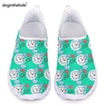thumbnail image 1 of Zapatos dentales para mujer Doginthehole, bonitos zapatos planos con estampado de dientes, zapatillas ligeras informales de verano azules sin cordones, zapatillas femeninas, 1 of 5