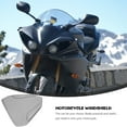 thumbnail image 2 of HONMEET Clear Motorcycle Windscreen Plastic Set for Improved Visibility and Wind, 2 of 8