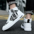thumbnail image 4 of Oyedens High Top Fashion Sneakers for Men Casual Graffiti Sport Basketball Volleyball Tennis Shoes, 4 of 6