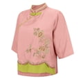 thumbnail image 5 of Aoiroe Women 2026 Loose Fit Tops,Work Blouses for Women Womens Shirts Trendy Tunic Tops Women's Holiday Blouses Soft Short Sleeve T Shirts for Women Y2k Clothes Pink L, 5 of 9