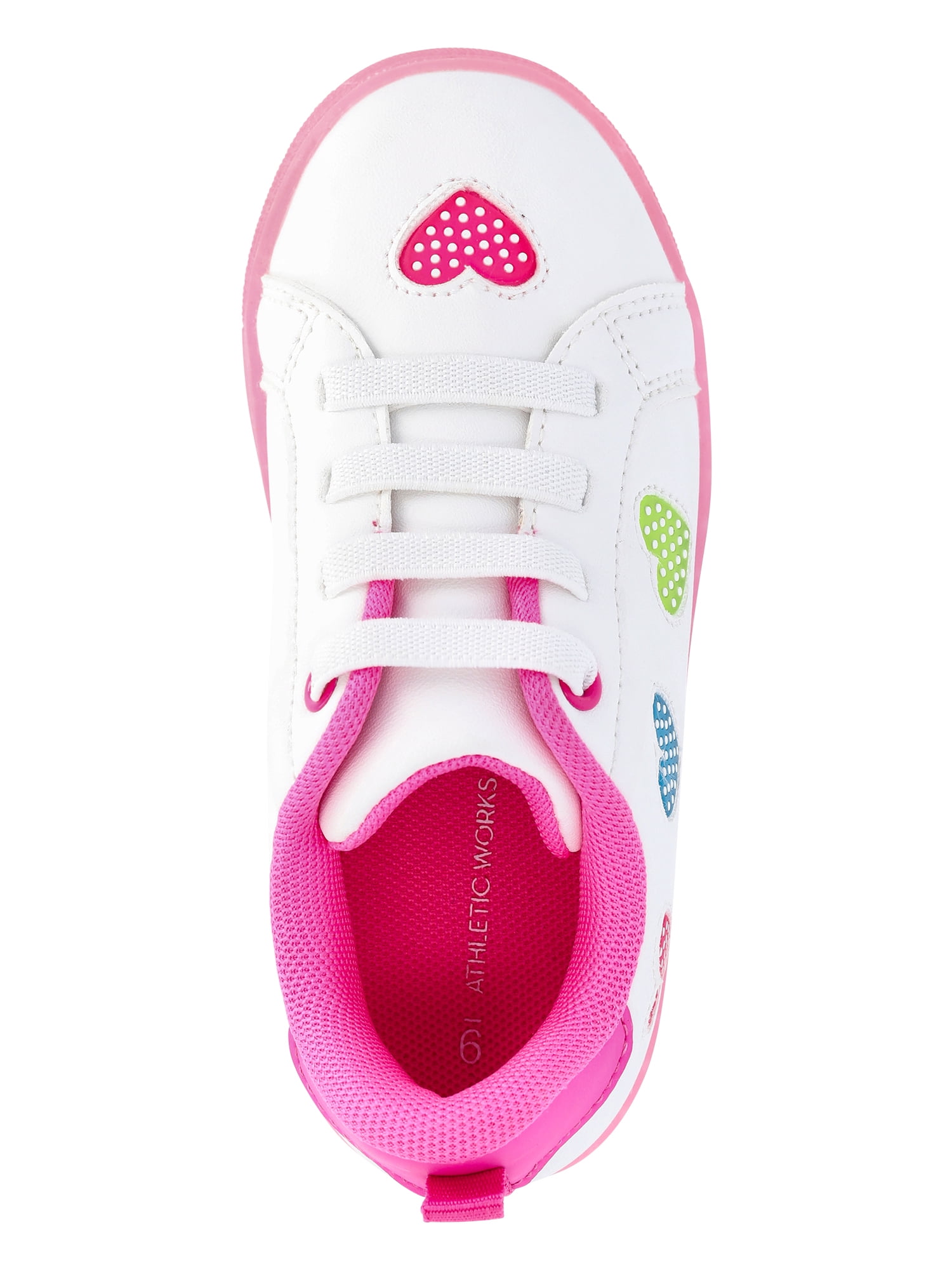 Athletic Works Toddler Girls Court Light Up Sneakers