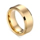 thumbnail image 2 of Anillo de hombre estilo Simple boda compromiso joyería ornamento Color sólido hombre dedos anillos moda decoración accesorio Festival regalo Ropa, zapatos y accesorios Miscelánea Dorado Nº 8 Minnieouse AP014419-01, 2 of 6