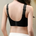 thumbnail image 6 of Women's Large Size Seamless Sports Bra Wireless Lifting Fixed Cup Underwear, Plus Size Gathering Yoga Vest, High Impact Shockproof Bralette, Smooth Breathable Supportive Gym Top, Workout Lingerie, 6 of 9