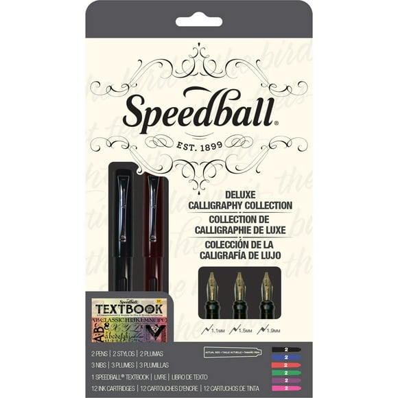 Speedball Calligraphy Deluxe Fountain Pen Set-