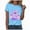 Sky Blue, variant on TOWED22 Halloween Shirts Women Cute Ghost Graphic T-Shirts Funny Spooky Ghost Print Tee Fall Halloween Holiday Casual Tops(Sky Blue,S)