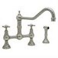 thumbnail image 2 of Perrin And Rowe U.4763X-2 Edwardian 1.5 GPM Widespread Bridge Kitchen Faucet - Bronze, 2 of 2