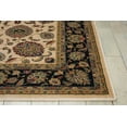 thumbnail image 4 of Nourison Delano Traditional Ivory/Black 5'3" x 7'3" Area Rug, (5x7), 4 of 6