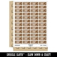 thumbnail image 2 of Sharp Work Pencil Teacher Student School Sticker Set - Brown - Gloss Finish - 1.25" Mini, 2 of 7