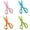 Pink,Blue,Orange,Green, variant on Toddler Scissors,5.35" Small Stainless Blunt Tip Safety Scissors,Right Left Handed Use,Safety Scissors for Classroom Arts Crafts,4Pcs