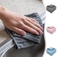 thumbnail image 1 of Paños de Cocina Absorbentes Sin Pelusa - Paquete de 5, 25 X 25 Cm, de Poliéster, para Cocina, Eliminan Manchas, Se Secan Rápidamente, Multisuperficies - Rosa, Azul y Gris, 1 of 7