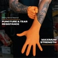 thumbnail image 5 of GRIPXX Herkules Grip Heavy Duty 8Mil Orange Nitrile Gloves,3D Raised Diamond Texture-Latex & Powder Free-Industrial, Mechanic (1, Large), 5 of 6