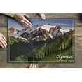 thumbnail image 3 of Olympic National Park, Mount Olympus (19x27 inches, Premium 500 Piece Jigsaw Puzzle for Adults and Family, Made in USA), 3 of 4