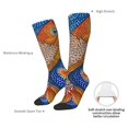 thumbnail image 4 of Fuzoiu Colorful Dot Art Fish Print Adult Stockings,Crew Socks,Unisex Fashion Socks, Casual Sports Socks,Comfortable Crew Socks for Everyday Wear and Sports, 4 of 6