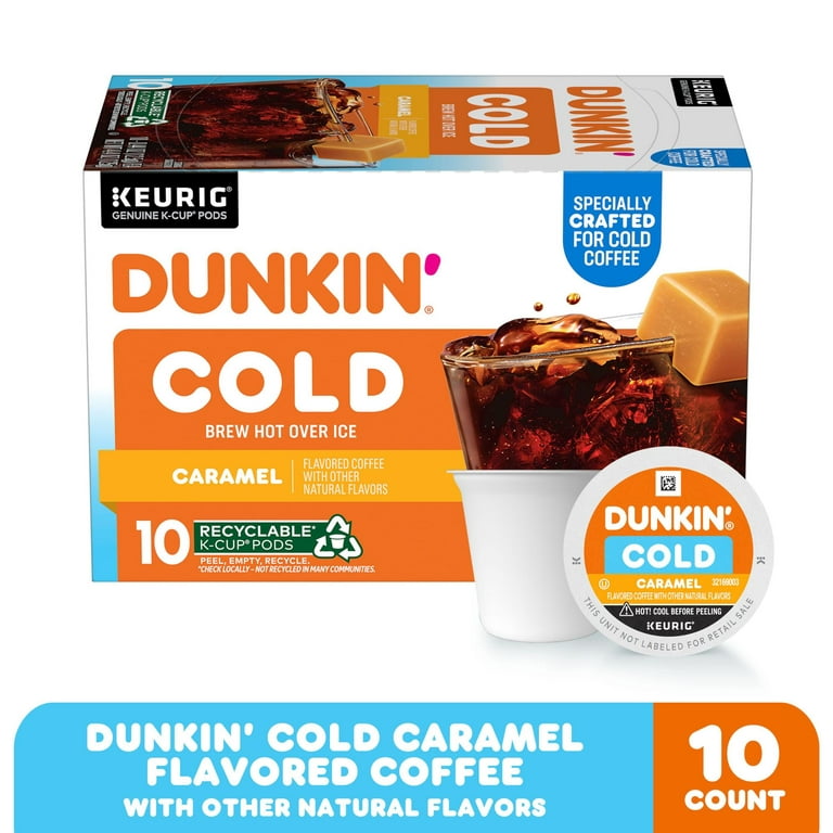 Dunkin® Cold Caramel K-Cup Coffee Pods, 10 ct - Foods Co.