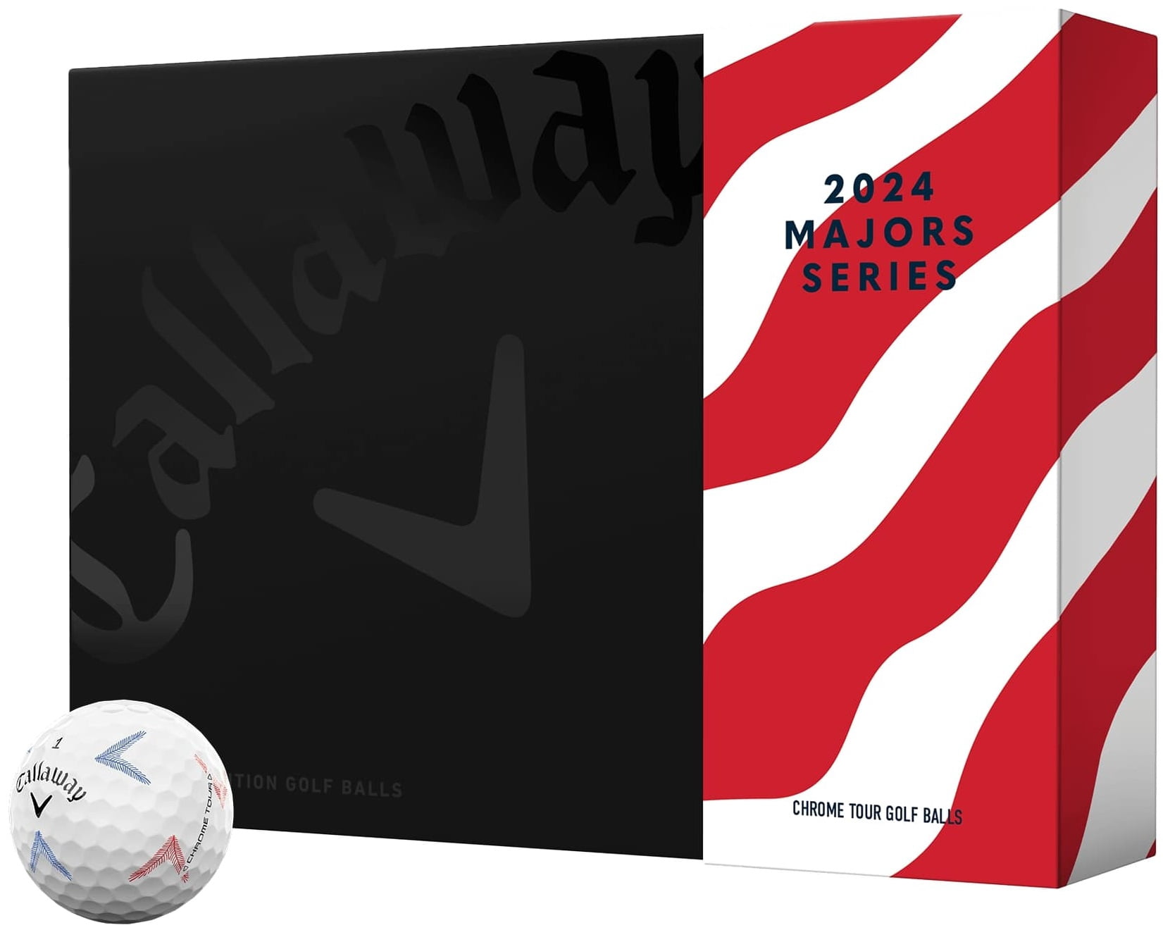 Callaway Chrome Tour Truvis Majors Series 1 Dozen Golf Balls New