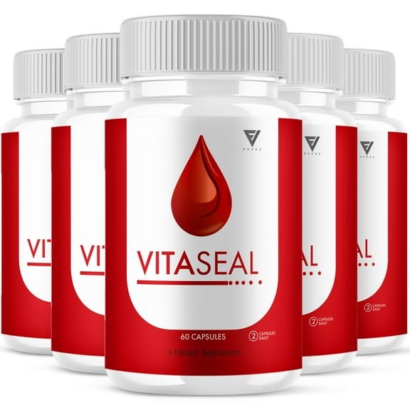 (5 Pack) VitaSeal Glycogen Support, Vita Seal Advanced Support (300 Capsules)