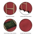 thumbnail image 3 of Elf Stor Christmas Tree Storage Bag with Wheels for 9-Foot Fake Trees (Red), 3 of 7