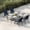 Black-gray powder coating + navy blue 2*1 Textilene, 4 pieces, variant on Stackable Patio Dining Chairs Set of 4, High-Back Outdoor Chairs with Armrests – All-Weather Textilene, Lightweight– Black-Gray Spray Plastic + Gray 2x1 Textilene, 4 Pieces