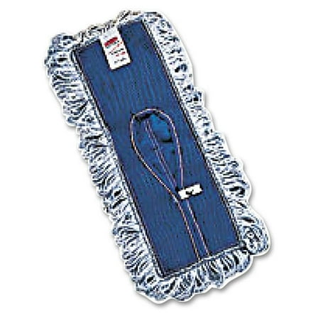 E052 Finish System Replacement Mop Head, 18 x 5, Rayon/Synthetic, White