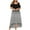 Gray, variant on Fesfesfes Plus Size Dresses for Women Cold Shoulder Short Sleeve Wedding Gust Dress Casual Gradient Color Hollow Out Lace Splicing Semi Formal Party Dress