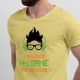 thumbnail image 2 of Greenyef Graphics I Paused My Game to Be Here Video Gamer Gift for Men Teenagers Gaming Funny Graphic T-Shirt Style-35 (Cornsilk, Large), 2 of 6