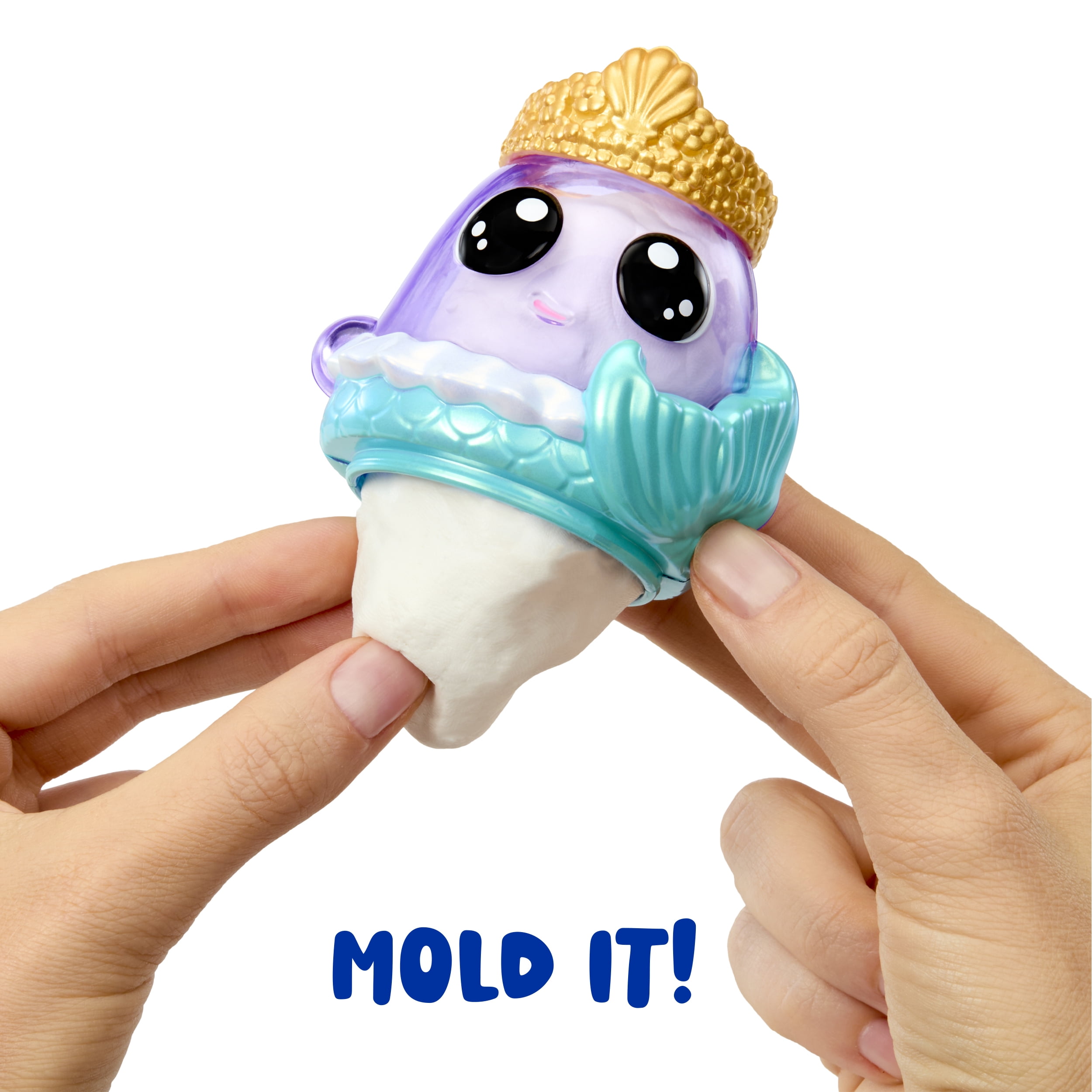 DohKins Fantasy Pack Characters, Mermaid, Unicorn, Fairy - Scented Dough that Never Dries, Ages 3+