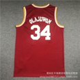 thumbnail image 4 of Camiseta de los Rockets, uniforme de baloncesto bordado, número 34, Olajuwbar, chaleco de verano para correr, ropa deportiva, camiseta de baloncesto, 4 of 4