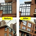 thumbnail image 3 of One Way Window Privacy Film Daytime Privacy Window Tint for Home UV Blocking Reflective Heat Control Glass Films Non-Adhesive Mirror Window Clings, 3 of 8