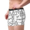 thumbnail image 3 of Wukai Lavender Flowers Print Men’s Underwear Breathable Boxer Briefs,&nbsp;Moisture Wicking & Breathable-X-Large, 3 of 7