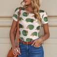 thumbnail image 6 of Hirioo Cute Armadillo for Women's Round Neck Short-sleeved Onesie Basic Bodysuits-Medium, 6 of 7