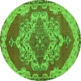 thumbnail image 1 of Ahgly Company Indoor Round Persian Green Traditional Area Rugs, 6' Round, 1 of 1