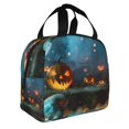 thumbnail image 2 of Balery Spooky Halloween Bolsa de Almuerzo Aislada – Caja de Almuerzo con Papel de Aluminio Grueso, Mantiene la Comida Fresca por 4 Horas, 2 of 8