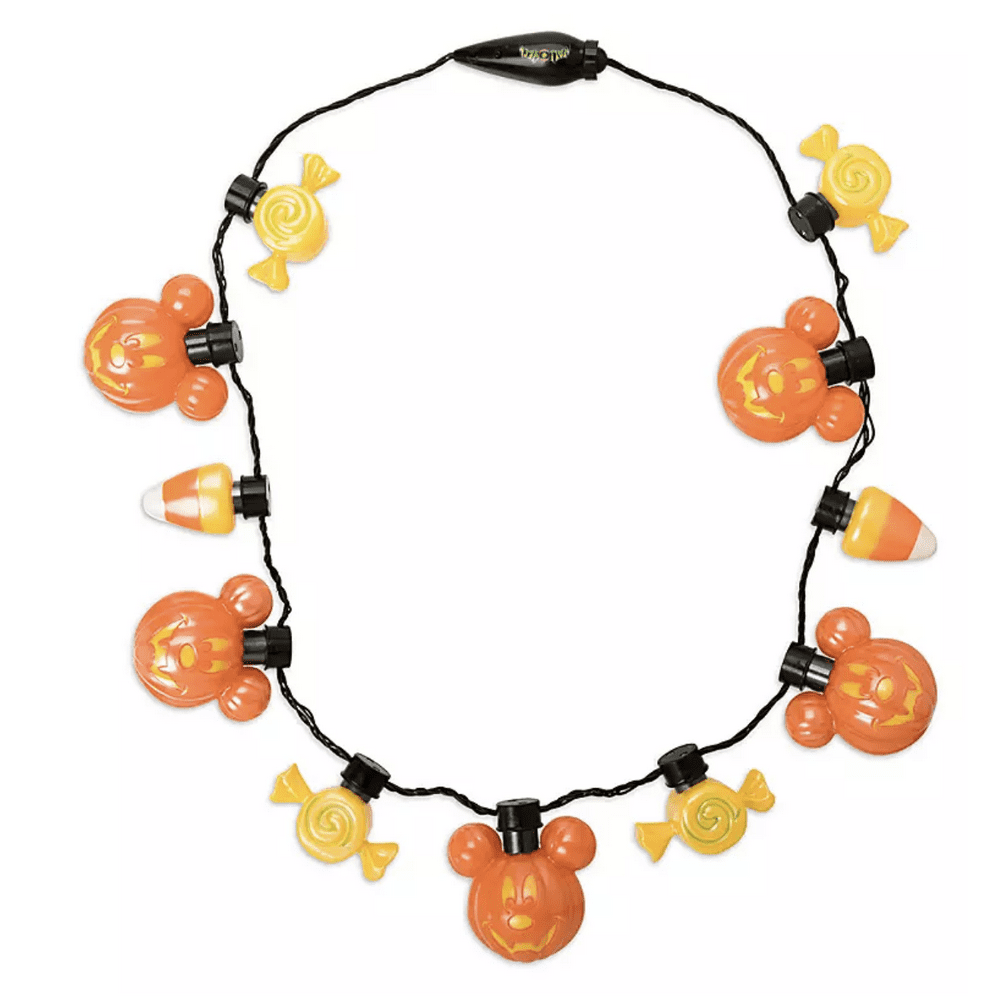 Disney Disney Parks Mickey Mouse Halloween Glow Necklace New with