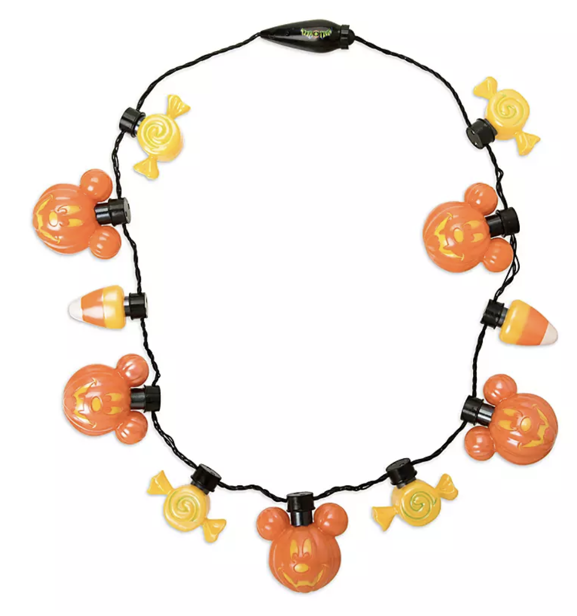 Disney - Disney Parks Mickey Mouse Halloween Glow Necklace New with Tags - Walmart.com - Walmart.com