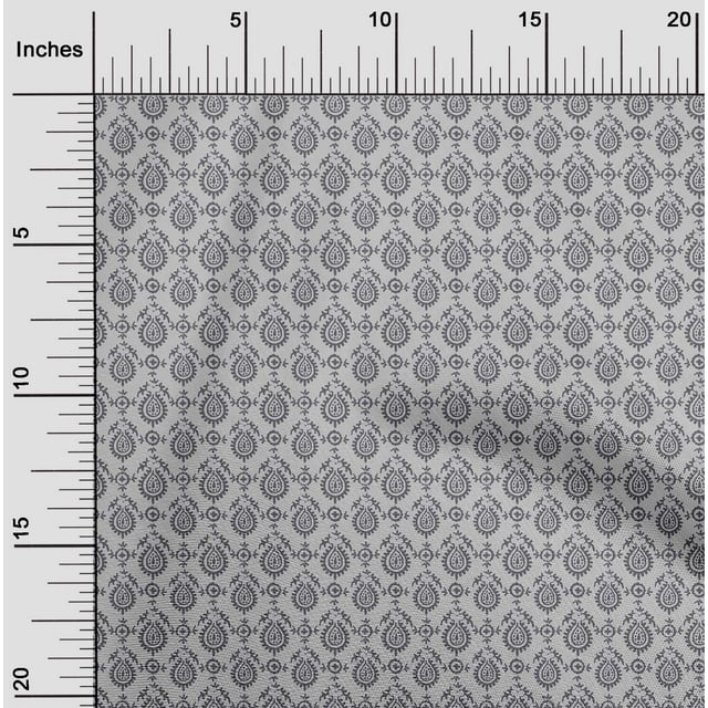 oneOone Cotton Flex Fabric Floral Block Decor Fabric Printed BTY 40 Inch Wide