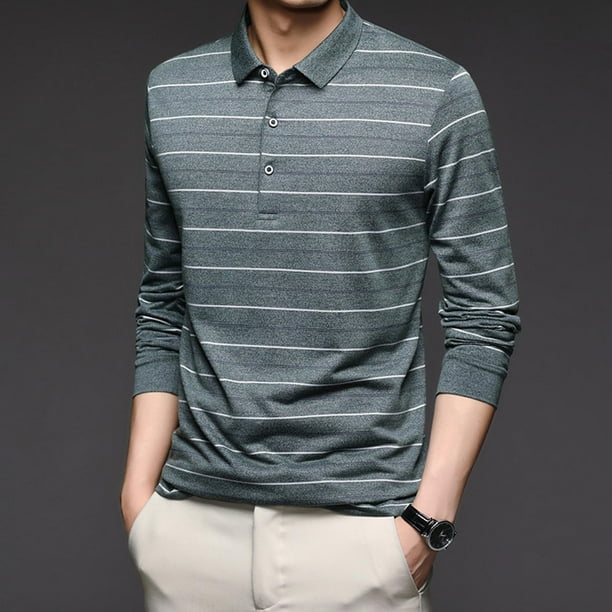 Blusa y camisa de manga larga con cuello vuelto para hombre, ropa deportiva para el hogar, pijamas, camiseta de color liso, blusa deportiva de manga larga con cuello vuelto, blusa para hombre, blusa d