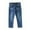 Sky Blue, variant on Qingpeng Toddler Kids Boys Adjustable High Waist Jeans Straight Slim Denim Pant with Pockets