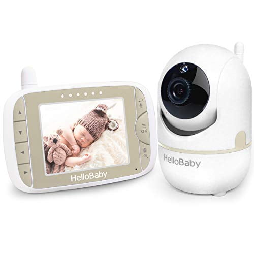 Baby Monitor With Remote Pan Tilt Zoom Camera And 3 2 Lcd Screen Infrared Night Vision Walmart Com Walmart Com